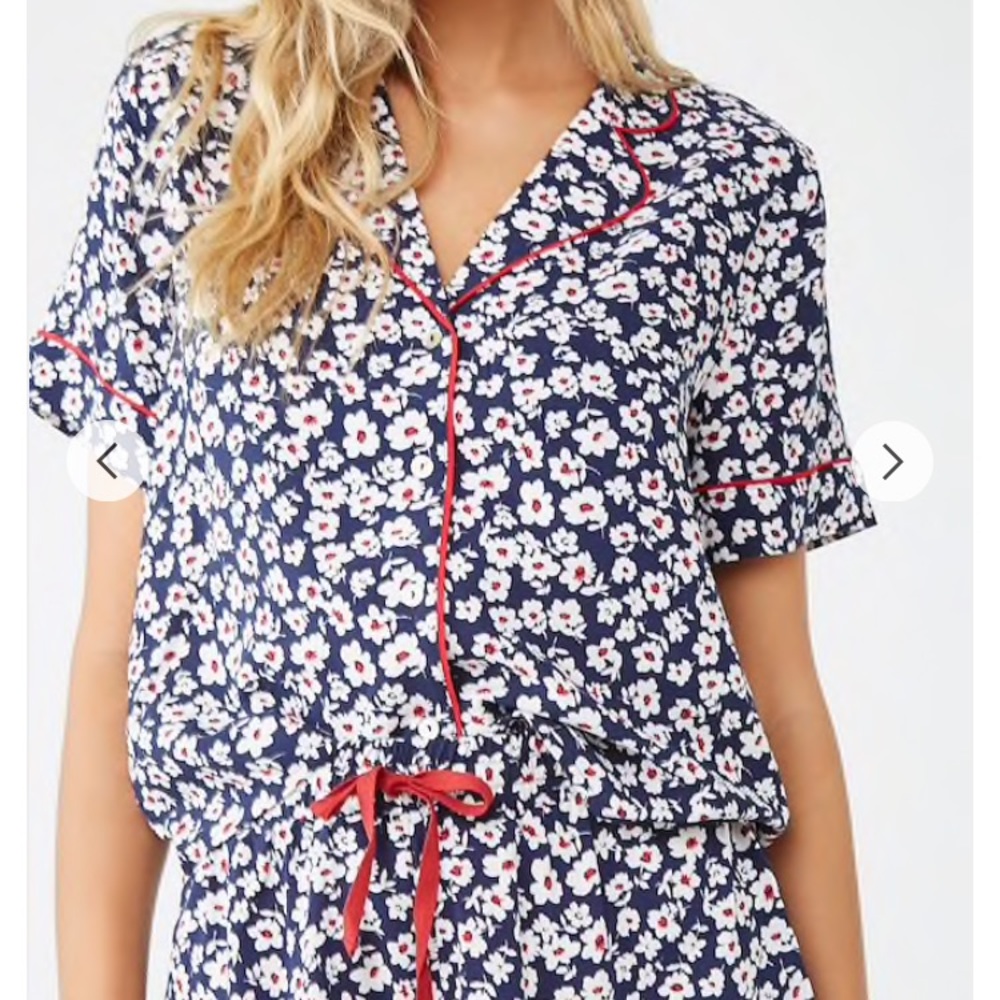 NWT matching floral PJ set